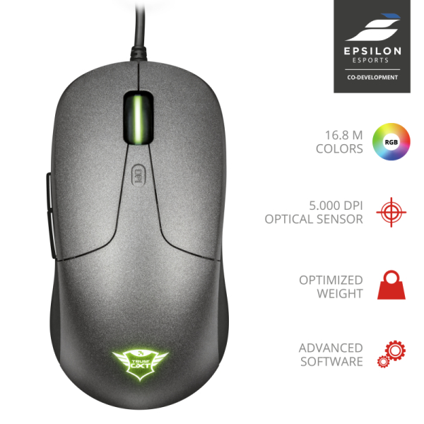 Mouse Gamer Trust KUSAN GXT180 - Imagen 2