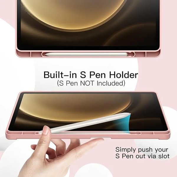 Smart Cover P/Samsung S7 FE 12.4" R/S Pen (T735) Rose Gold - Imagen 5