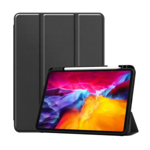 Smart Cover iPad 11 Pro M1 Ranura Apple Pencil Negra (2018/2020/2021/2022)