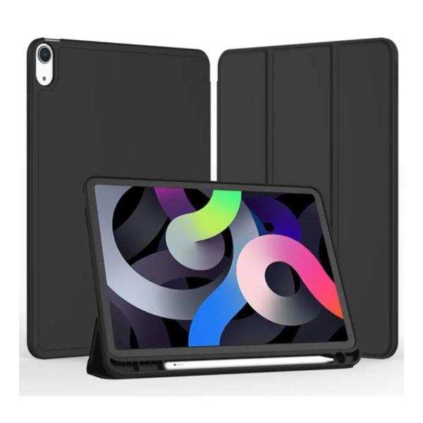 Smart Cover Ipad 10.9" Ranura Apple Pencil (iPad 10 y iPad Air 4/5) Negro