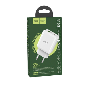 Cargador Hoco N5 20W DUAL (Tipo C + USB A)