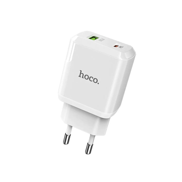 Cargador Hoco N5 20W DUAL (Tipo C + USB A) - Imagen 2