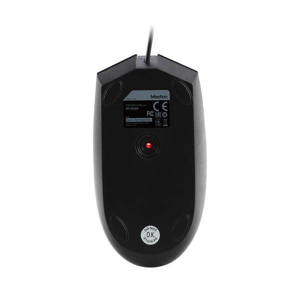 Mouse Alambrico Meetion MT-360 Negro - Imagen 8