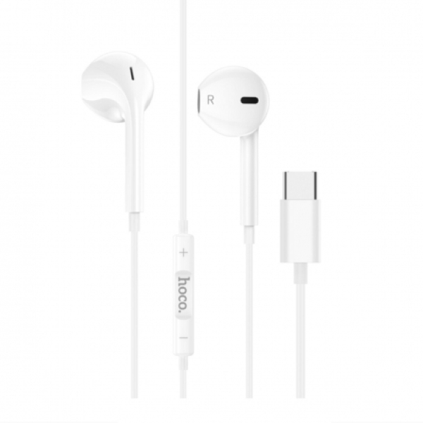Audífonos HOCO M101 Tipo-C Blanco - Imagen 2