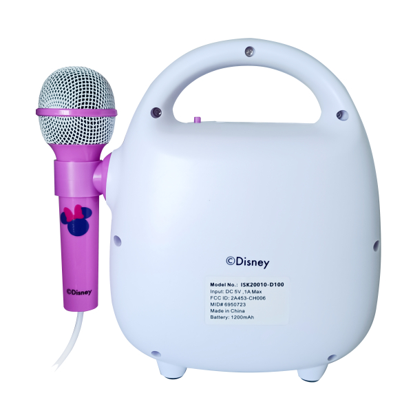 Parlante BT Karaoke Con Mic. Minnie - Imagen 4