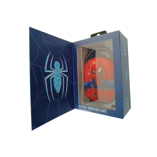 Parlante BT Portátil Spiderman C/Luces - Imagen 3
