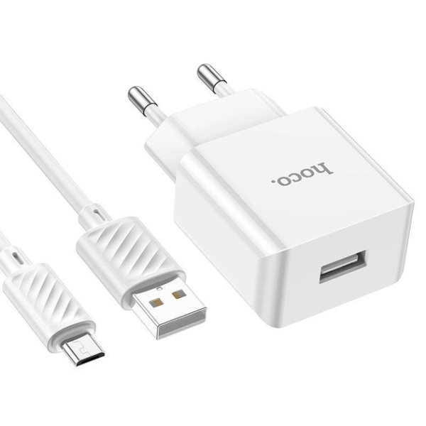 Cargador Hoco C106A Micro USB 5V-2.1A - Imagen 4