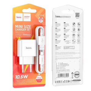 Cargador Hoco C106A Micro USB 5V-2.1A