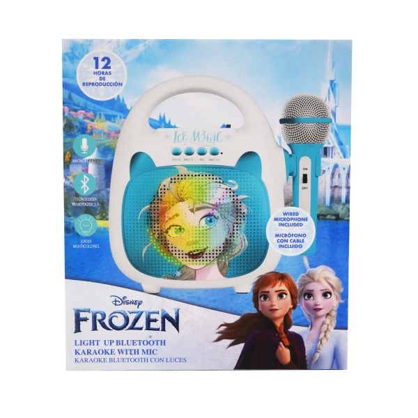 Parlante BT Karaoke Con Mic. Frozen - Imagen 2