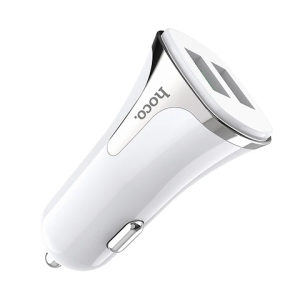 Cargador Vehículo hoco QC3.0 18W 3.4A Z31 Blanco