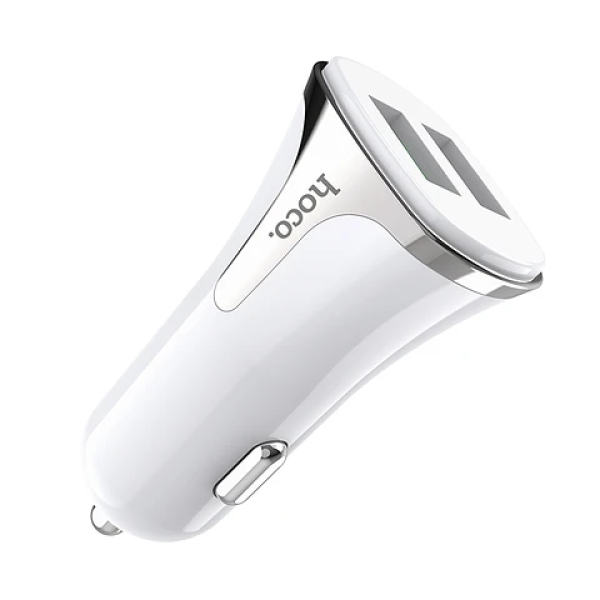 Cargador Vehículo hoco QC3.0 18W 3.4A Z31 Blanco