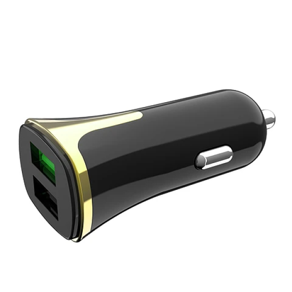 Cargador Vehículo hoco QC3.0 18W 3.4A Z31 Negro - Imagen 2