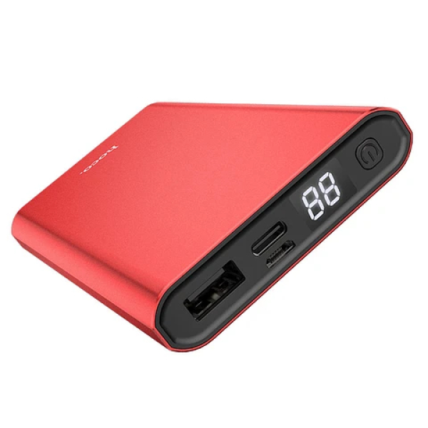 Power Bank 10000mAh Hoco J68 Rojo - Imagen 3