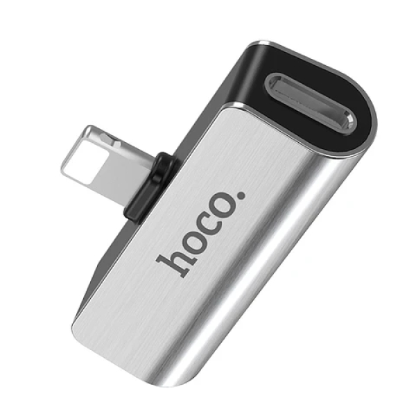 Adaptador HOCO Audio Covert 3.5"/Carga Iphone LS25 - Imagen 5