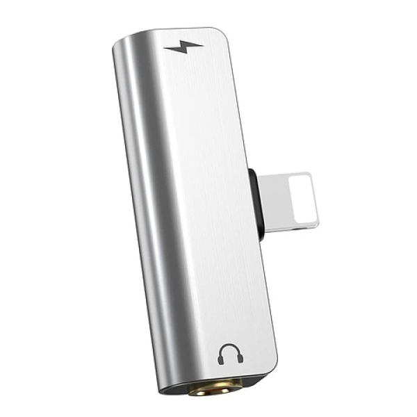 Adaptador HOCO Audio Covert 3.5"/Carga Iphone LS25 - Imagen 4