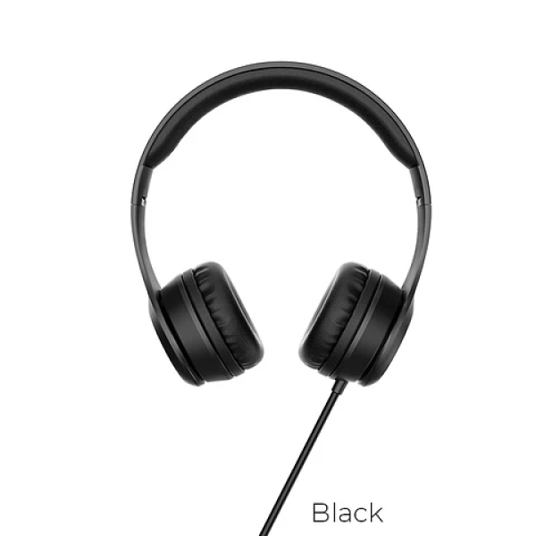 Audífonos Wired HOCO W21 Negro - Imagen 2