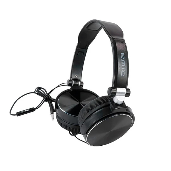 Audífonos Aiwa C/Cable AWX107 Negro - Imagen 2