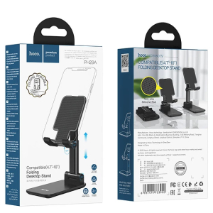 Soporte Smartphone Escritorio HOCO PH29A Portable Negro