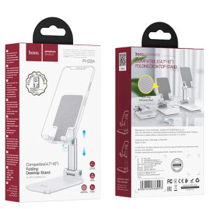 Soporte Smartphone Escritorio HOCO PH29A Portable Blanco.