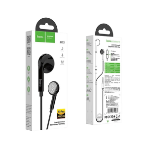 Audífono Hoco M73 C/Mic 3.5" Jack Negro