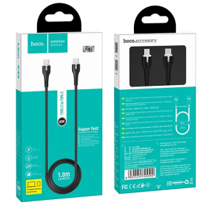 Cable Tipo C a Tipo C hoco X45 1.8 mts. 60W