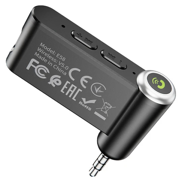 Adaptador HOCO E58 Aux/BT 8 Hrs. - Imagen 3