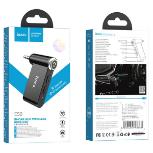 Adaptador HOCO E58 Aux/BT 8 Hrs.