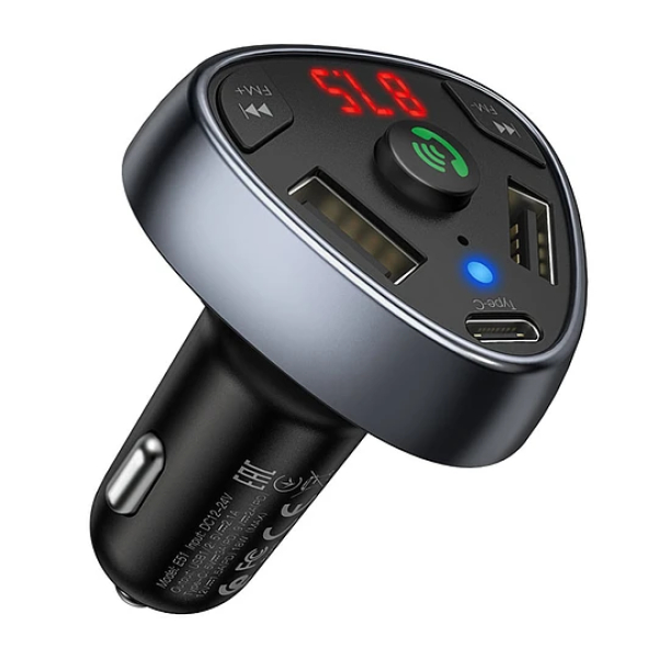 Transmisor Bluetooth HOCO E51 (USBx2 + PDx1 + SDx1) - Imagen 2