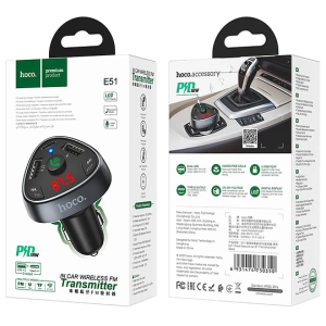 Transmisor Bluetooth HOCO E51 (USBx2 + PDx1 + SDx1)
