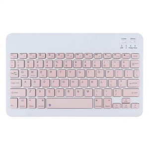 Teclado BT Retroiluminado Teclas Rosa (Tablet/Smartphones)