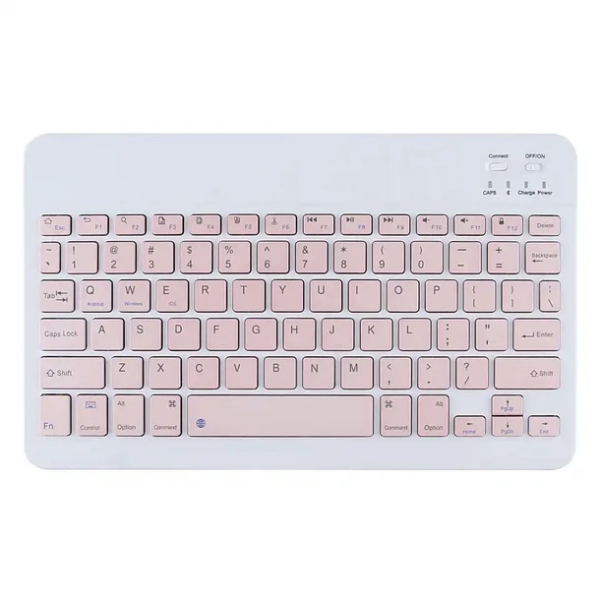 Teclado BT Retroiluminado Teclas Rosa (Tablet/Smartphones)