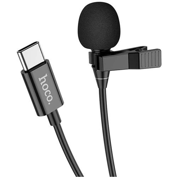 Microfono Solapa Lavalier Tipo C Hoco L14 - Imagen 2