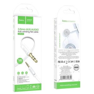 Cable Auxiliar HOCO Audio 3.5 mm 1mt. plano stereo UPA16