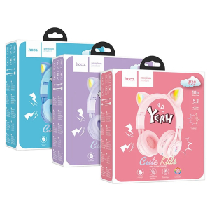 Audífonos Bluetooth HOCO CatEar W39 Rosado