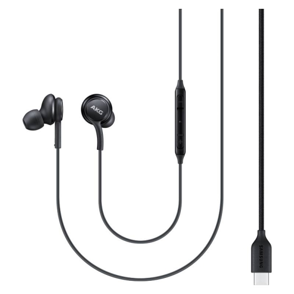 Audífonos Samsung Original AKG Tipo C Negro - Imagen 2