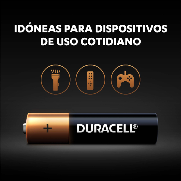 Pila AAA Duracell Alcalina (Unidad) - Imagen 4
