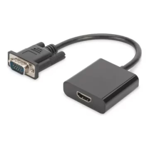 Adaptador VGA (M) a HDMI (H) 720p/1080i/1080p