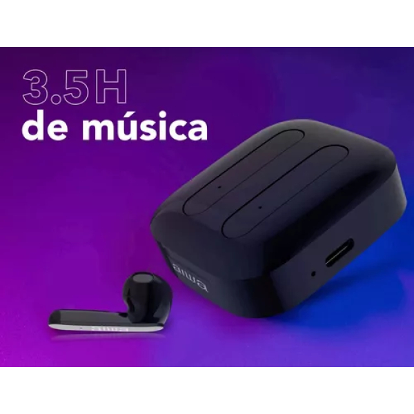 Audífonos TWS Aiwa AWTWSR6B Negro - Imagen 6