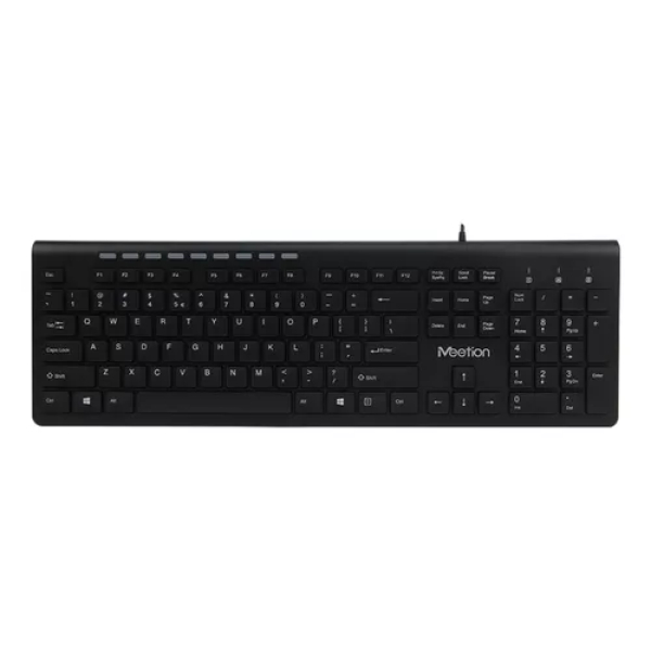 Teclado Alámbrico Meetion Ultradelgado MT-K842M Negro - Imagen 3