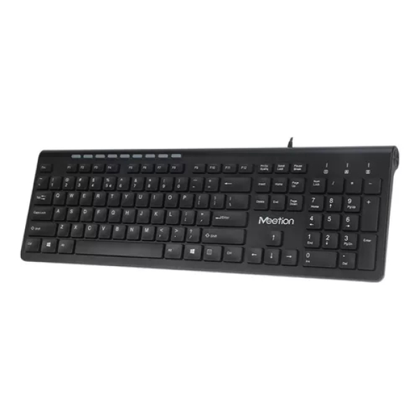 Teclado Alámbrico Meetion Ultradelgado MT-K842M Negro - Imagen 2