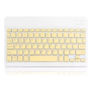 Teclado Bluetooth P/Tablet/Smartphone OEM Amarillo