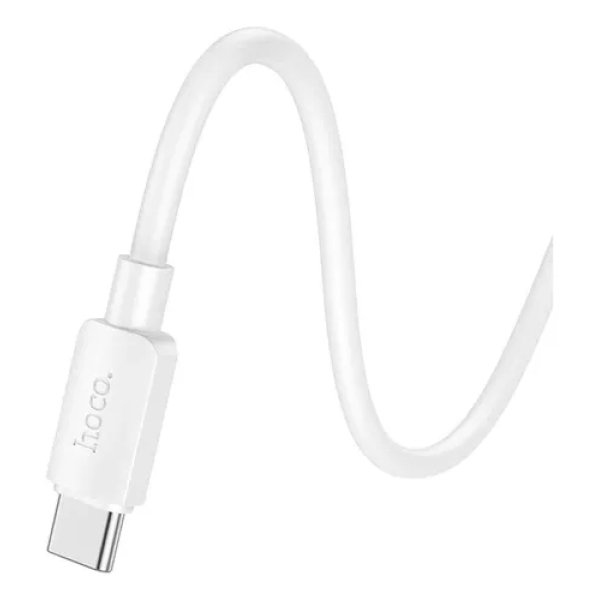 Cable HOCO X96 1 mt. Tipo C-C 60W 3A Blanco - Imagen 2