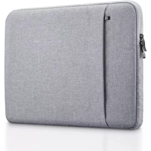 Funda Para Notebook Con Cierre De 14 Pulgadas Gris - Imagen 2