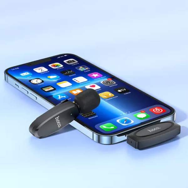 Micrófono Lavalier Inalámbrico HOCO L15 Ligthning - Imagen 6