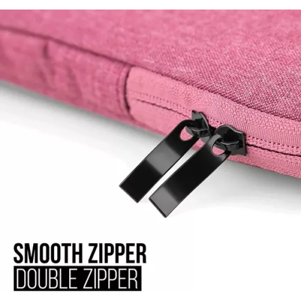 Funda Para Notebook Con Cierre De 15.6" Rosa - Imagen 3