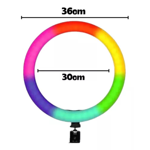 Aro de Luz RGB C/tripode 2.1mt. Max. Altura - Imagen 4