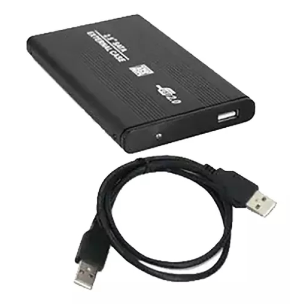 Cofre Disco Sata 2.5" USB 3.0 Aluminio Negro - Imagen 2