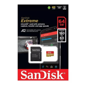 MicroSD Sandisk 64Gb Extreme 4K Class 30 Ultra