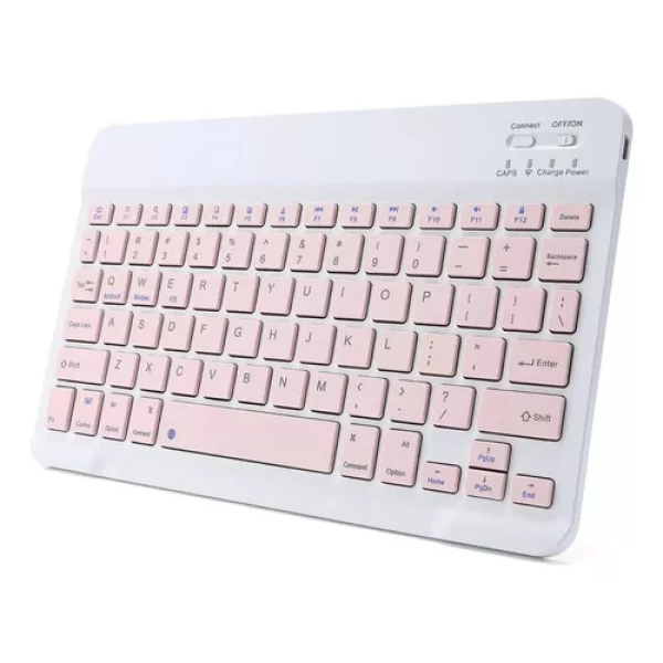 Teclado Bluetooth P/Tablet/Smartphone OEM Rosa