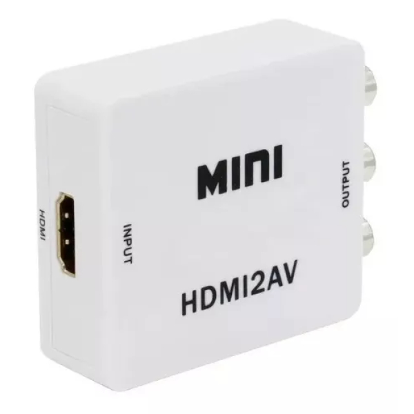 Adaptador HDMI a RCA Full HD 1080p/720p